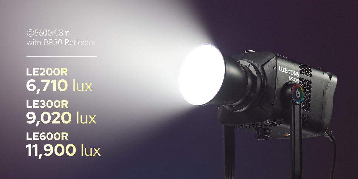 Godox LE600R 11.900 lux ışık çıkışı