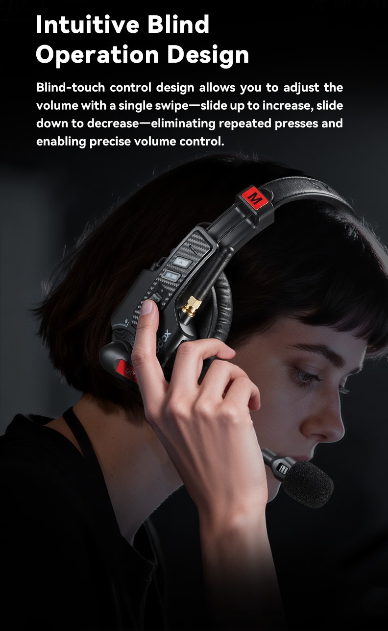 Godox SkyTalk R — Dokunsal kör kullanım tasarımı