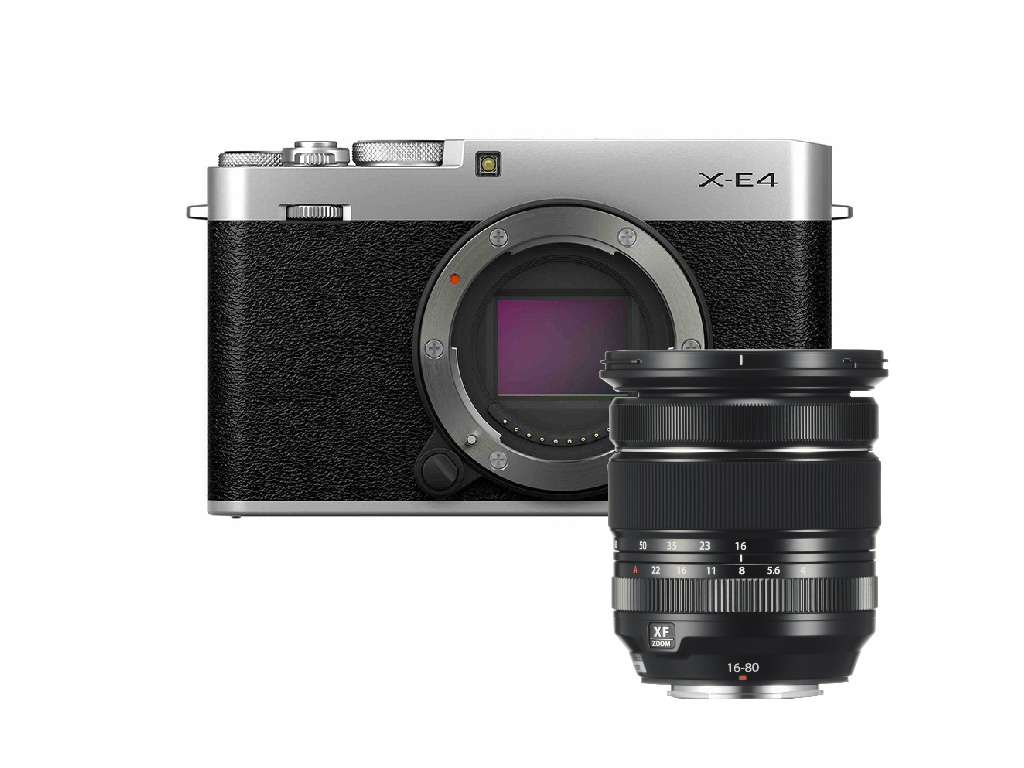 Fujifilm X-E4 Gümüş + XF16-80mm Kit - En Uygun Fiyatlar, En Hızlı Kargo